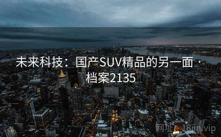 未来科技:国产SUV精品的另一面 · 档案2135 第1张 未来科技:国产SUV精品的另一面 · 档案2135 第1张